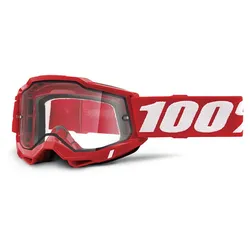 100% Accuri 2 Enduro Moto Goggle - Red Lens