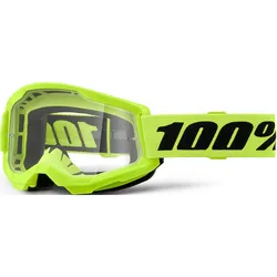 100% Strata 2 Goggle - Lens - Neon Yellow/Clear
