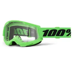 100% Strata 2 Goggle - Green/Clear