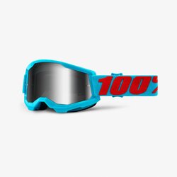 100% Strata2 MX Goggle Summit Mirror Silver