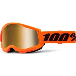 100% Strata 2 Goggle - Mirror Gold