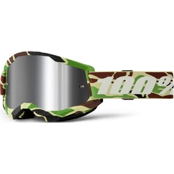 100% Strata 2 Goggle War - Camo/Mirror Silver