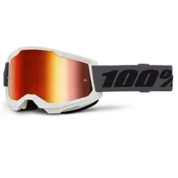 100% Strata 2 Goggle - Mirror Red