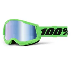 100% Strata 2 Goggle - Neon Green