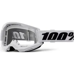 100% Strata 2 Junior Goggle - White/Clear