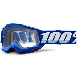 100% Accuri2 MX Goggle Blue Clear Lens