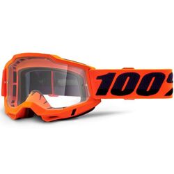 100% Accuri2 MX Goggle Orange Clear Lens
