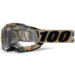 100% Accuri2 MX Goggle Tarmac Clear Lens