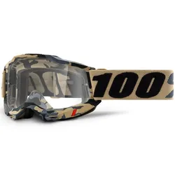 100% Accuri2 MX Goggle Tarmac Clear Lens