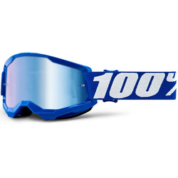 100% Strata2 Youth MX Goggles Blue Lens - Blue