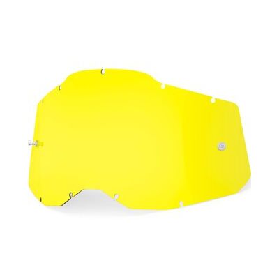 100% Racecraft Accuri & Strata Lens - Yellow
