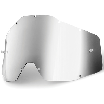 100% Racecraft Accuri & Strata Mirror Lens - Silver