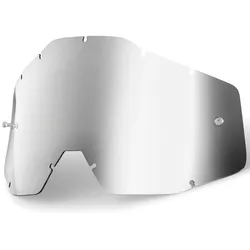 100% Racecraft Accuri &amp; Strata Mirror Lens - Silver