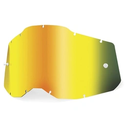 100% Racecraft 2 Accuri 2 &amp; Strata 2 Lens - Mirror Gold