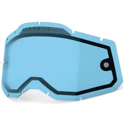 100% Racecraft 2 Accuri 2 &amp; Strata 2 Vented Dual Lens - Blue