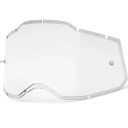 100% Racecraft 2 Accuri 2 &amp; Strata 2 Injected Lens - Clear