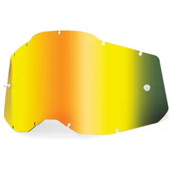 100% Youth Accuri 2 &amp; Strat 2 Lens - Mirror Gold