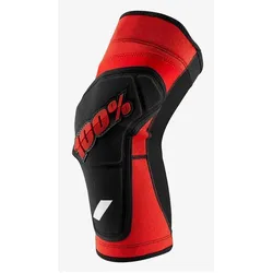 100% Ridecamp MTB Knee Guards - Red/Black