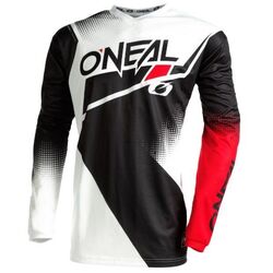 Oneal Element Jersey Racewear - Black/White/Red