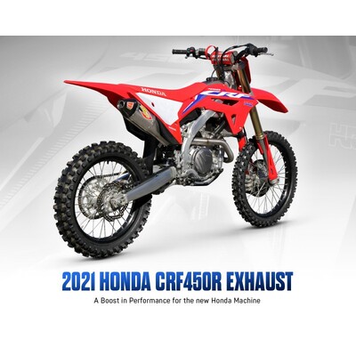 Pro Circuit CRF450R 2021 Ti-6 Pro System Titanium Silencer Carbon End Cap