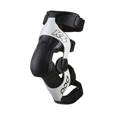 POD K4 2.0 MX Knee Brace LEFT - White/Black