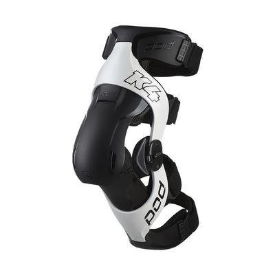 POD K4 2.0 MX Knee Brace RIGHT - White/Black