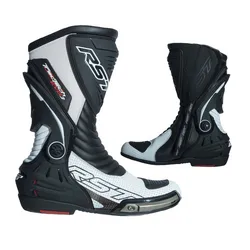 RST Tractech EVO 3 Sport Motorcycle Boots - White/Black
