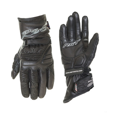 RST Madison 2 Ladies Waterproof Motorcycle Gloves - Black