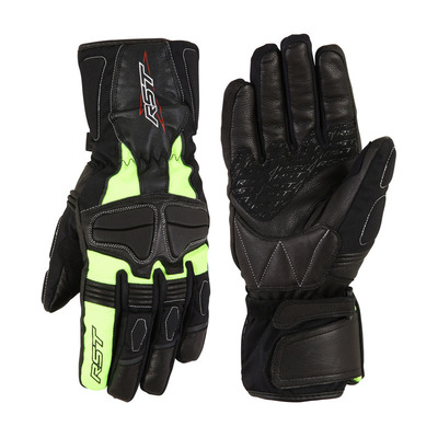 RST T145 Tour Waterproof Motorcycle Gloves - Black/Yellow