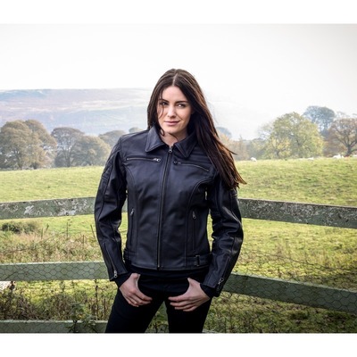 RST Cruz Ii Ladies L/Jacket Motorbike Road Bike;Road Bike - Black