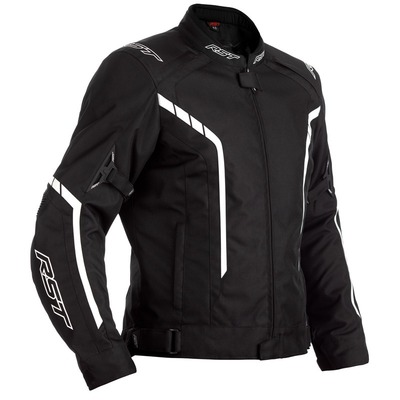 RST Axis Ce Sport W/p Motorbike Jacket - Black/White