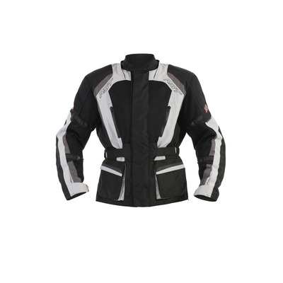 RST Tundra Vented 3/4 Wp Jacket Motorbike - Black/Silver - Small