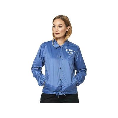 Fox Pit Stop Coaches Womens Jacket - Blue - Small (HOT BUY
