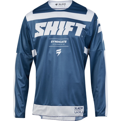 Shift 3lack Strike MX Jersey  - Blue - Small