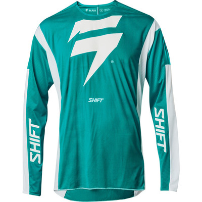 Shift 3lack Label Race Jersey 1 MX Jersey  - Green