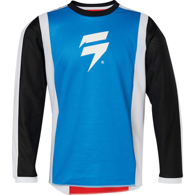 Shift Youth Whit3 Race Jersey 2 MX Jersey  - White/Blue/Red