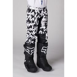 Shift Blue Label Flame Pant Youth - White/Black