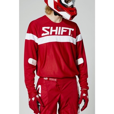 Shift White Label Haut MX Jersey 2021 - Red
