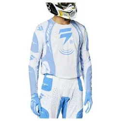 Shift Blue Label Nirvana Jersey - Hyper Acid/Blue - L