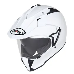 Suomy MX Tourer Plain Adventure - White