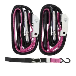 Gorillas Grip 38mm MX Tie Downs - Black/Pink
