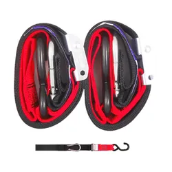 Gorillas Grip 38mm MX Tie Downs - Black/Red