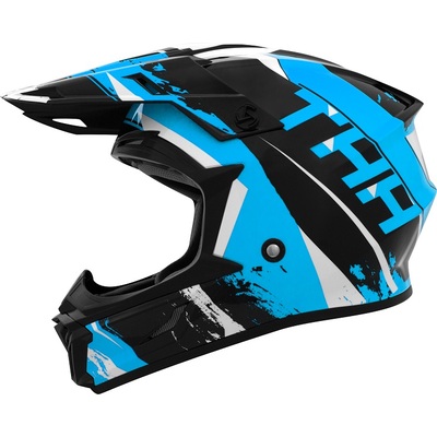 T710X Rage Youth MX Helmet - Black/Blue
