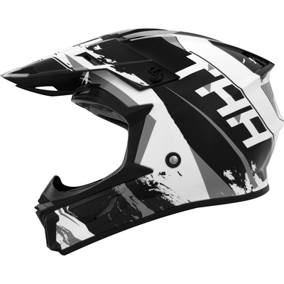 T710X Rage Youth MX Helmet - Black/White